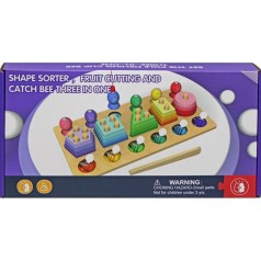 Логическая игра магнитная рыбалка, сортер, цвета, в коробке