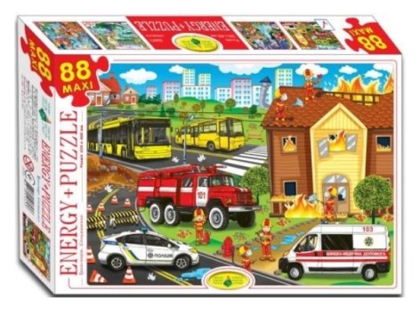 Пазли 88, Арт. ЄГ-19. Транспорт. Спецмашини ТМ Енергія+