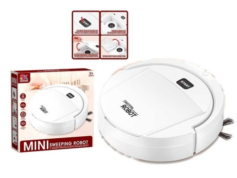 Пилосос акумулятор 1200 Mah, дріт для зарядки, щіточка, в кор. 23*23,5*7 см 