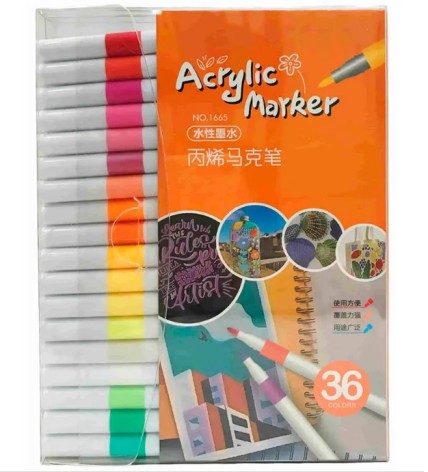 Набір маркерів акрилових 36шт
