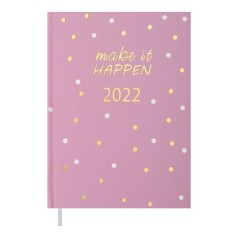 Дневник датированный 2022 MODERNA, A5, св-розовый