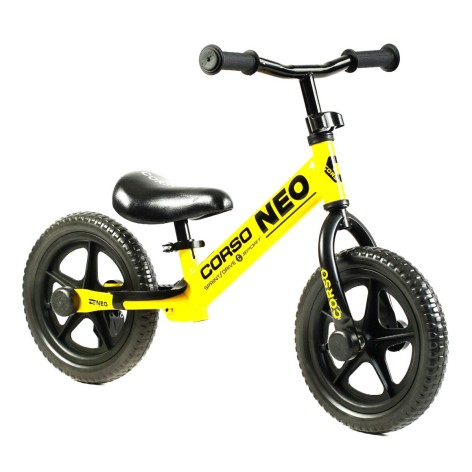 Велобег "Corso Neo", колеса 12" (30 см) EVA (желтый)