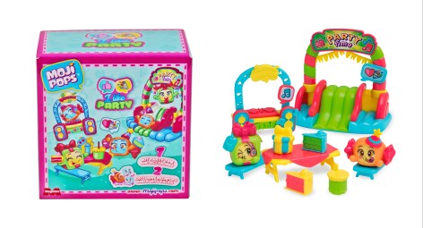 Ігровий набір MOJI POPS серії «Box I Like» – ВЕЧІРКА (2 фігурки, аксесуари)