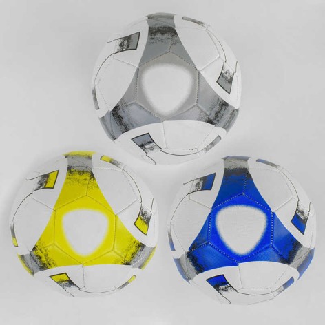 М'яч футбольний Пакистан 3 кольори, 320-330 грам, матеріал PVC, розмір м'яча №5