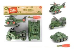 Набір військової техніки конструктор в п/е 33*29см 3341-D3C