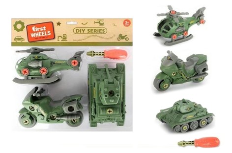 Набір військової техніки конструктор в п/е 33*29см 3341-D3C