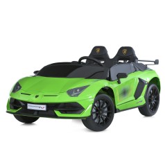 Машина M 6026EBLR-5(24V) (1шт) 2,4G р/к, 2*12V9AH, 4*45W, MP3, USB, TF, BLUETOOTH, EVA, шкіра, музика, світло, зелений