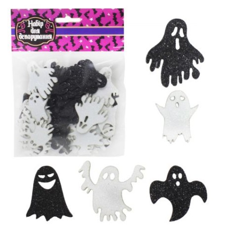 Наклейки из фоамирана "Хэллоуин. Привидения"
