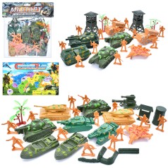 Солдати в наборах техніка, фігурки, 2 види в п/є 30-25-5см 