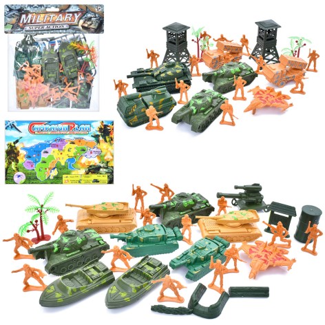 Солдати в наборах техніка, фігурки, 2 види в п/є 30-25-5см 