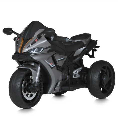 Мотоцикл M 5823EL-11 (1шт) 1*12V5AH, 2*35W, MP3, TF, USB, BLUETOOTH, EVA, шкіра, музика, світло, сірий