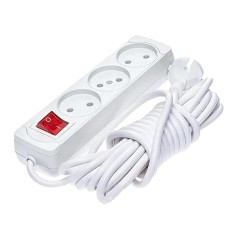 Електричний підовжувач із вимикачем на 3 шт/3м K0300A-3M