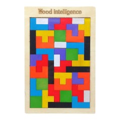 Рамка-пазл Тетрис 18 х 26,5 см, дерево