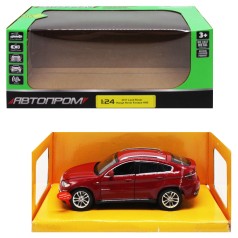 Машина BMW X6 из серии Автопром рубин.
