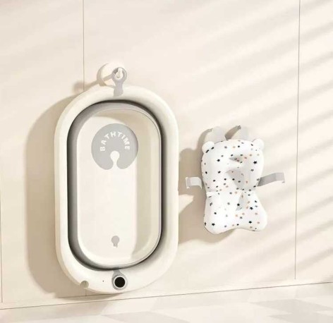 Ванночка детская складная Bimbo размер 76х47*21см, клапан слива, раскладные ножки, электронный датчик температуры, матрас, в кор. /1/