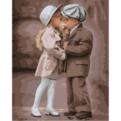 Картина за номерами "Перша троянда"???