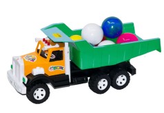 Грузовик Фарго  c большими шарами зеленый.