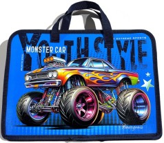 Папка на блискавці з довгою ручкою А4+ Р0261