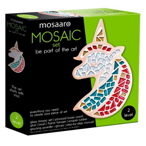 Набір для творчості Mosaaro "Єдиноріг" з переробленого скла та МДФ (MA2002)