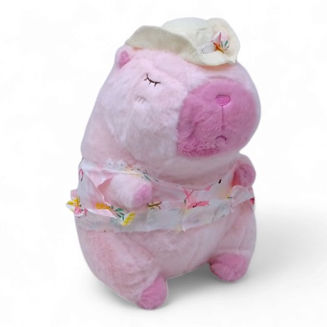 М'яка іграшка капібара дівчинка 28 см