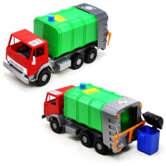 Вантажівка іграшка Камаз Х1, Сміттєвоз зелений