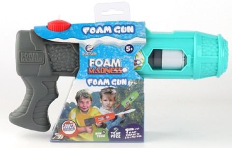 Водный пистолет стреляет пеной, в кор. /48-2/