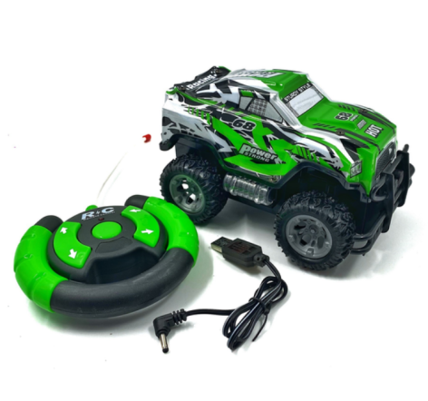 Джип на радиоуправлении Yi Wu с аккумулятором зеленый
