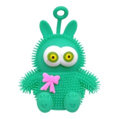 Іграшка антистрес їжачок сяючий Зайчик, 10 см (зелений)