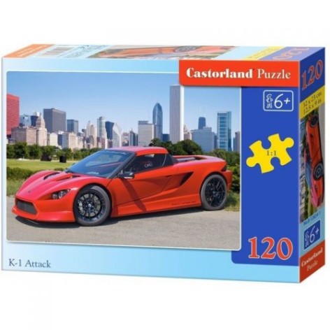 Пазлы "Гоночный автомобиль", 120 эл