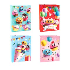 Пакет подарунковий, 41 х 12 х 31 см мікс, 1 штука