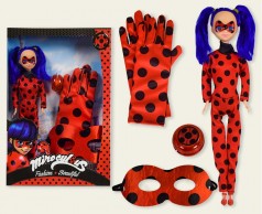 Кукла "Леди Баг", музыкальная, в комплекте с маской и рукавичками