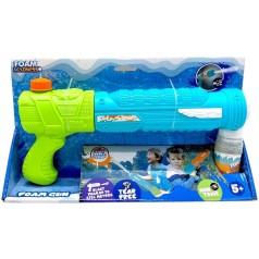 Водний пістолет, стріляє піною  (ЗЕЛЕНО-БЛАКИТНИЙ) 30 см