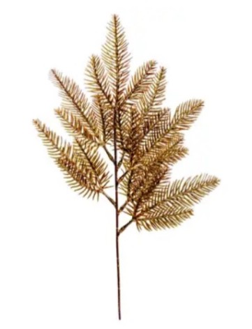 Ветвь декоративная Yes! Fun хвойная, 50см, глиттер