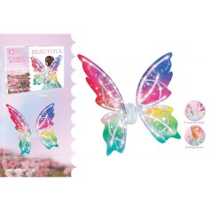 Набор аксессуаров крылья карнавальные, бабочка, музыка, свет, 3 режима, на бат-ке, в кор-ке, 27,5-22-7,5см 