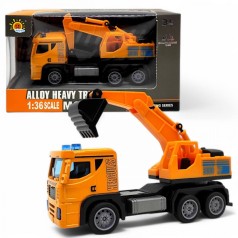 Машина з краном інерційна в коробці (короб. 18,5х6,7х10,5 см)