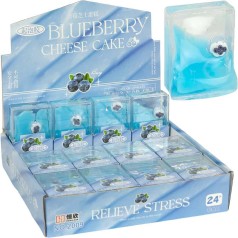 Игрушка-антистресс слайм в кубике "Blueberry" 2009-4 (голубой)