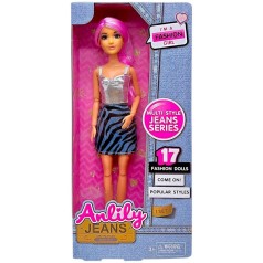 Кукла, серия jeans "Anlily" (взуття та плаття)