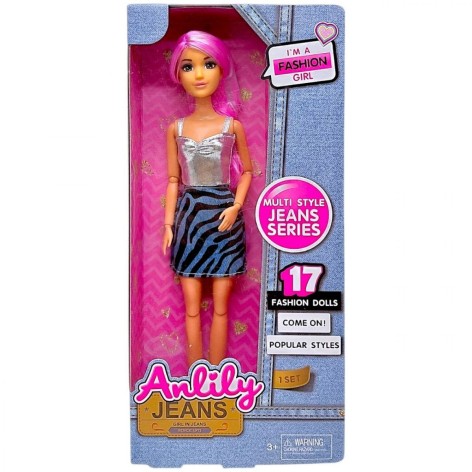 Кукла, серия jeans "Anlily" (взуття та плаття)