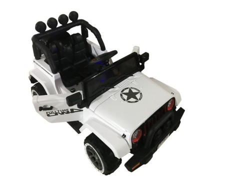 Електромобіль дитячий T-7833 EVA WHITE Джип на Bluetooth 2.4G на радіокеруванні 12V7AH мотор 2*30W з MP3 120*70*70