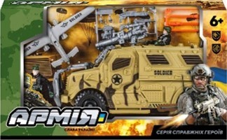 Набор военный военный транспорт, аксессуары, кор. 43*11,5*24,5см 