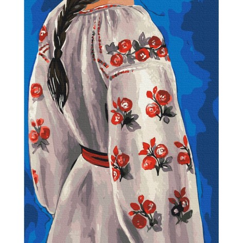 Картина за номерами Вишиванка © Каріна Зіміна, 40х50 см