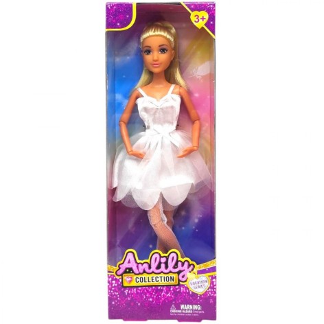 Кукла "Anlily балерина" 29 см (БЕЛАЯ ПЛАТЬЕ)