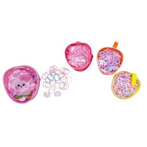 Набор мини-резинок для детей в сумочке, 300шт.