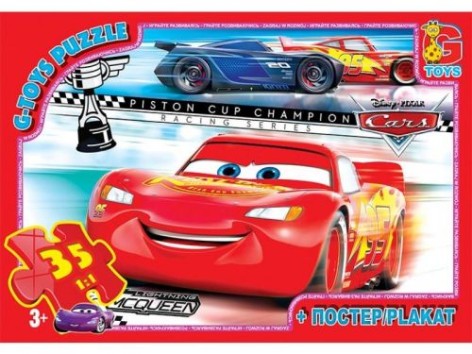 Пазлы "Тачки", 35 эл