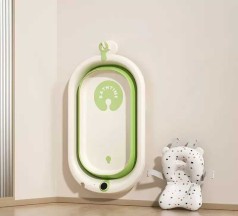 Ванночка детская складная Bimbo размер 76х47*21см, клапан слива, раскладные ножки, электронный датчик температуры, матрас, в кор. /1/