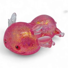 Іграшка-антистрес Аксолотль вишневий