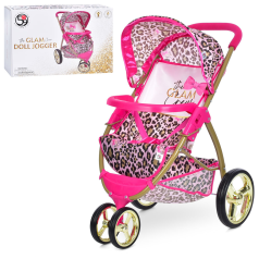 Коляска для ляльки металевий прогулянковий 50-39-61см