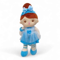Мягкая кукла "Дівчинка", 41 см (блакитна)