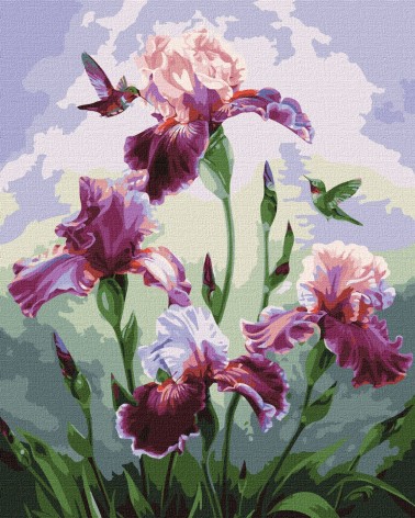 Набір для розпису по номерах. Букет 