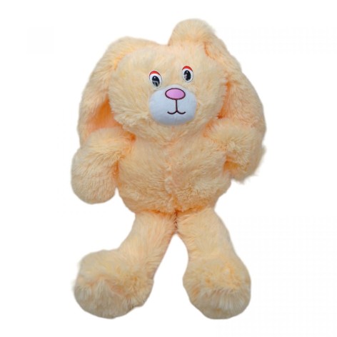 Мягкая игрушка "Зайка Пушистик", персик 60 см (с ушами 80 см)